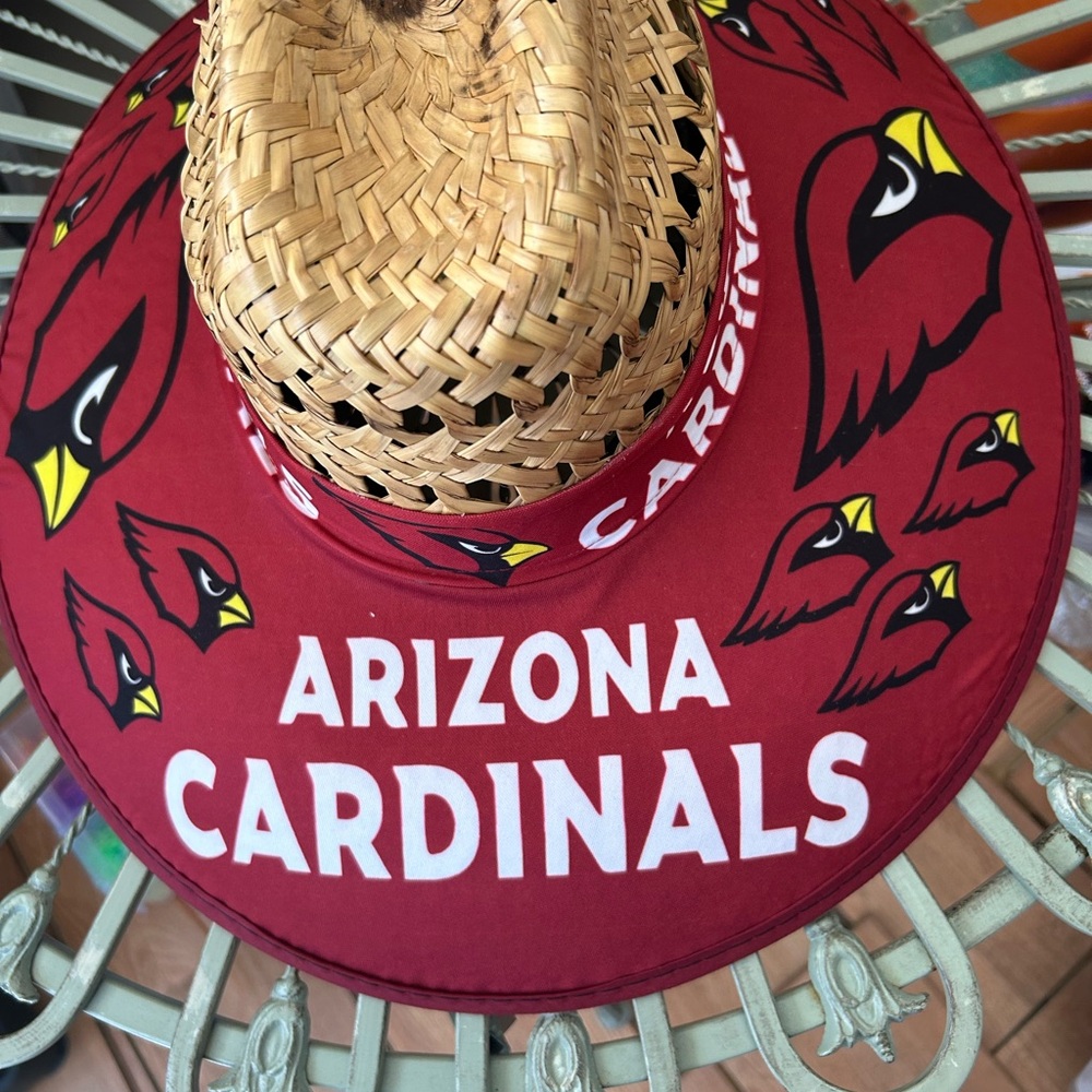 Arizona Cardinals straw hat